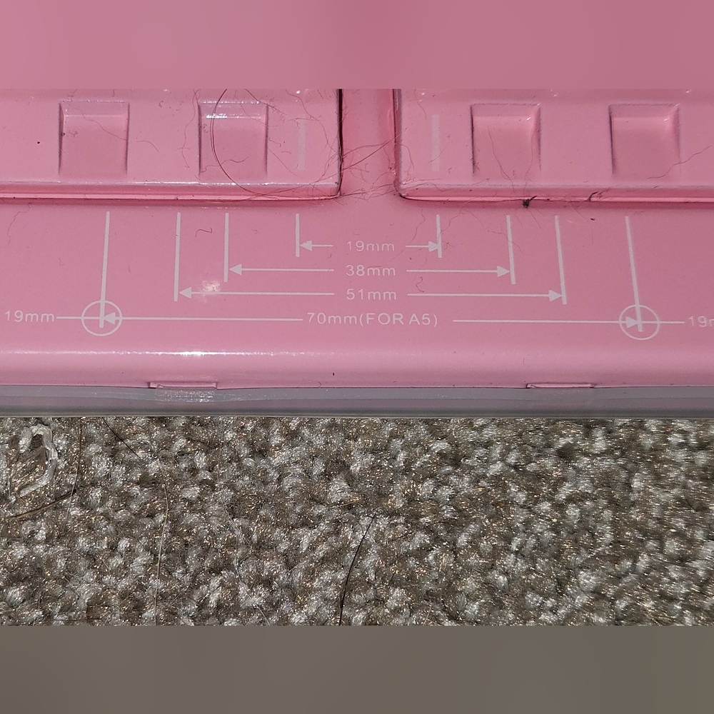Pink WorkLion Hole Punch Fits All Filofax Size Planners-used Twice - Picture 3 of 7